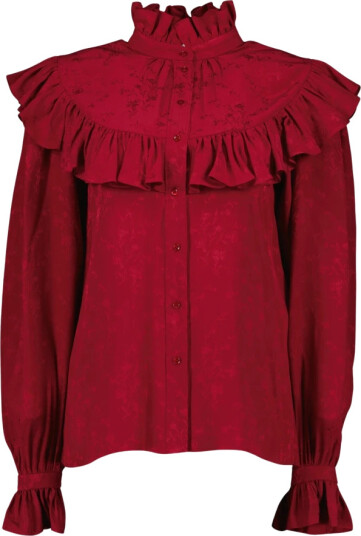 Saint Laurent Dame Bluser & Skjorter Rød S, Saint Laurent Dame Bluser & Skjorter Rød S,