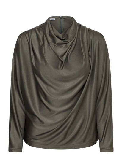 Ahlvar Gallery Milly Jersey Blouse Khaki green S