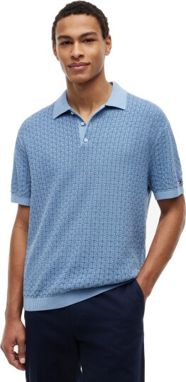 Tommy Hilfiger Gmd Structure Ss Polo Blue XL Tommy Hilfiger Gmd Structure Ss Polo Blue XL