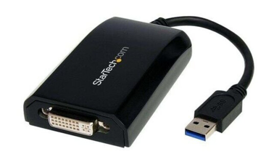 StarTech USB 2.0 DVI Adapter 1920x1200 - Ekstern Videoadapter Svart