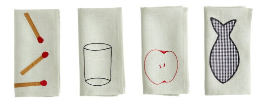 HAY Sobremesa Napkin set Green 541553