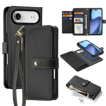 Dux Ducis iPhone Air Lawa lommebokveske i lær med magnetisk deksel   svart