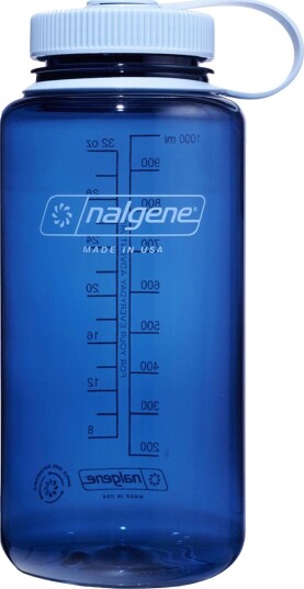 Nalgene Sustain Drikkeflaske 1L Bred åpning - Indigo