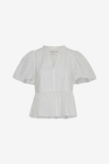 Ichi Bluse ihUlrica SS Hvit