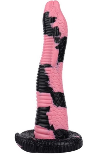 Pink Alien Copperhead Charm Dildo 25 cm