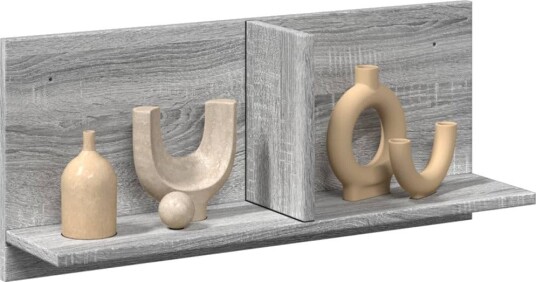  Veggskap 70x16,5x30 cm grå sonoma konstruert tre 8721158391438