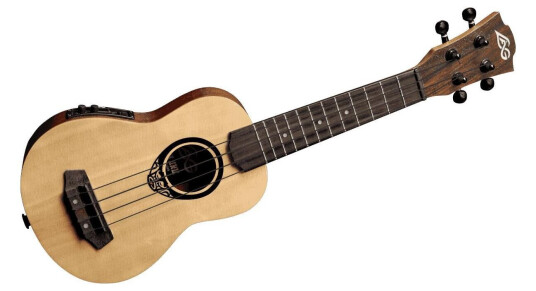 Lag Guitars Babytku150se Soprano Ukulele Med Tynn, Buet Bunn