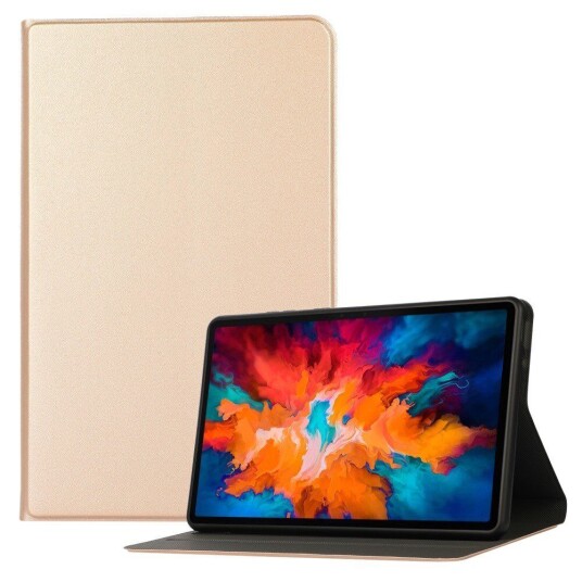 INCOVER Lenovo Tab M8 (2nd Gen.) 8" Glanset Flip-Deksel med Stativfunksjon - Gull