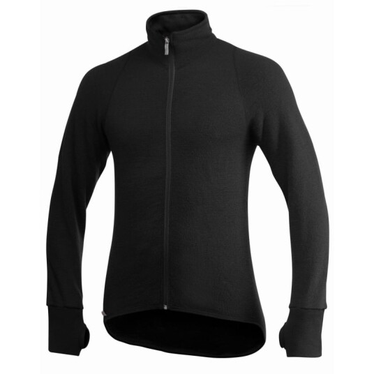 Woolpower Full Zip Jacket 600 Sort XXS Man