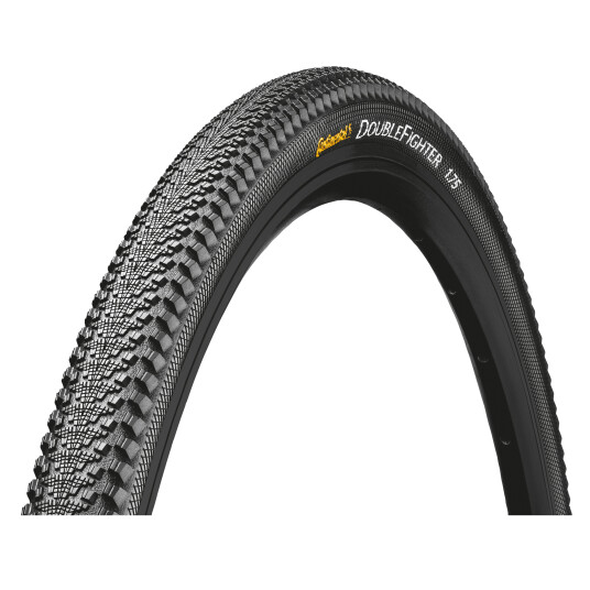Continental Double Fighter III MTB 16x1,75, sykkeldekk terreng/by 16x1,75 BLACK Continental Double Fighter III MTB 16x1,75, sykkeldekk terreng/by 16x1,75 BLACK