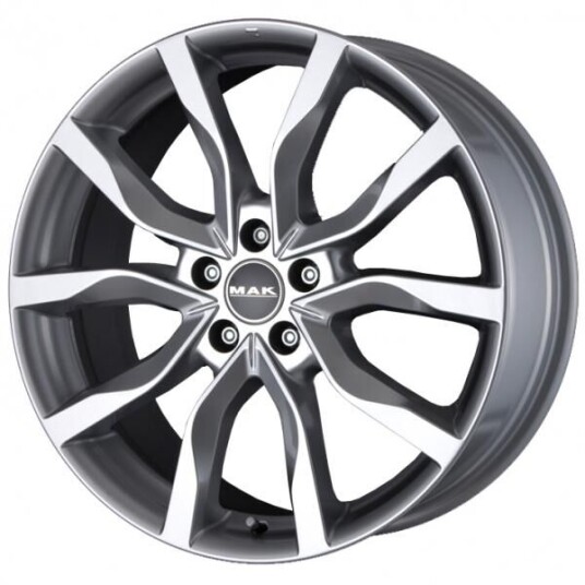 Mak Highlands Silver 8.5x20 5x120 ET43 B72.6 Mak Highlands Silver 8.5x20 5x120 ET43 B72.6
