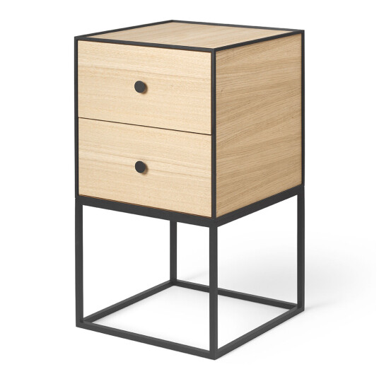 Audo Copenhagen Frame 35 sidebord med to skuffer Eik