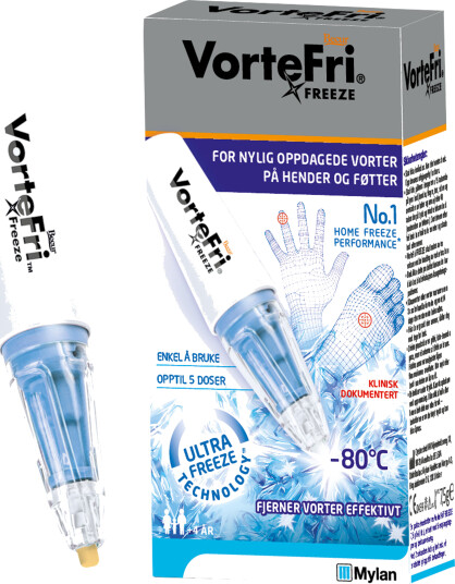 VorteFri Freeze vortefjerner, 7,5 ml VorteFri Freeze vortefjerner, 7,5 ml