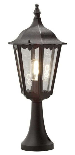 Konstsmide Firenze Hage Lampe Low Incl. Stolpe Mat Svart