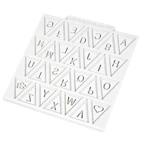 Katy Sue Mould Vimpel Alfabet Katy Sue Mould Vimpel Alfabet
