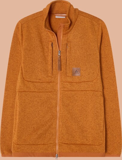 Garphyttan Men"s Valdez Flatfleece Jacket Rusty Melange L