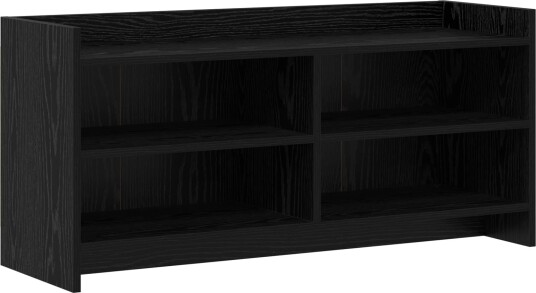 TV skap 100 x 33 x 47 cm Svart eik Konstruert tre TV skap 100 x 33 x 47 cm Svart eik Konstruert tre