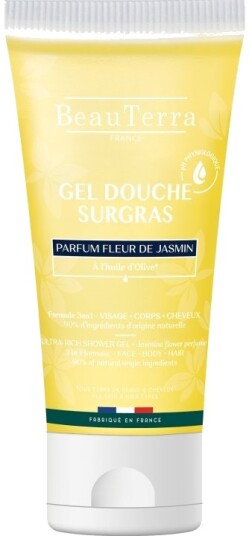 BeauTerra Ultra Rich Shower Gel – Fleur de Jasmin – 200 ml