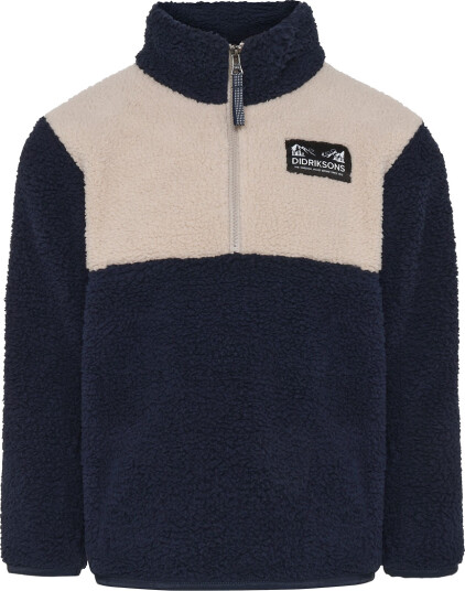 Didriksons Kids' Gosig Half Zip Navy 110 Didriksons Kids' Gosig Half Zip Navy 110