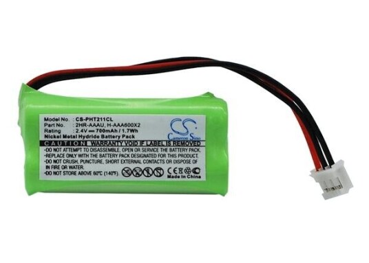 Philips Kala VOX 300 batteri (700 mAh 2.4 V) Philips Kala VOX 300 batteri (700 mAh 2.4 V)