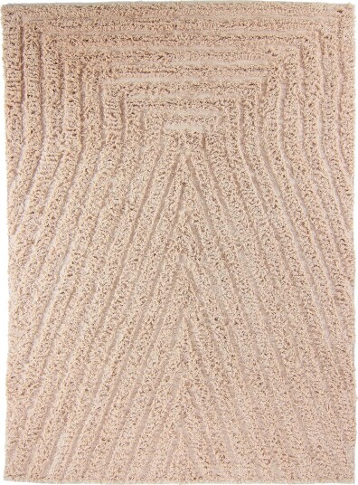 Ryetepper Indra Natural Cotton Shaggy beige Størrelse: 200 x 290 cm