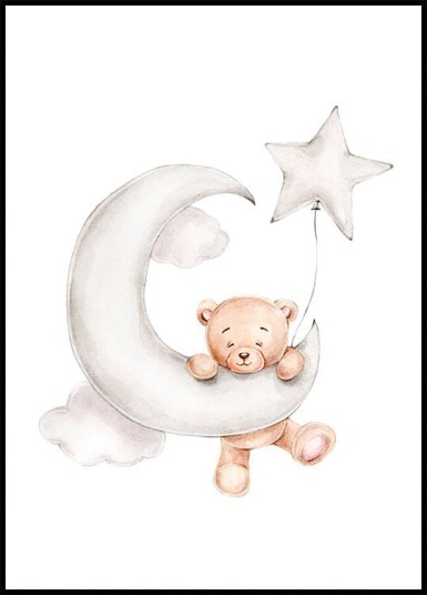 Teddy Bear Plakat Plakat / 21x30cm