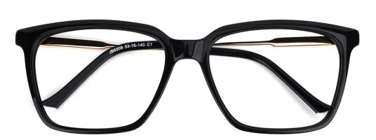 Briller Guava fra eo Selection Svart Acetate|Metal cateye Medium