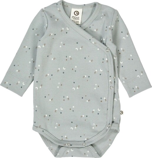 Müsli Stars L/S Body JASMIN BLUE/ WALNUT/ STORMY BLUE 50
