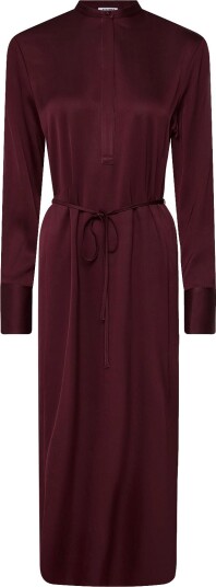Filippa K Half Placket Dress DARK BURGUNDY 38 Filippa K Half Placket Dress DARK BURGUNDY 38