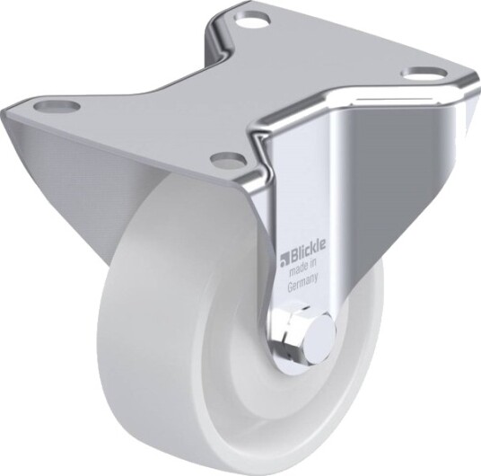 Blickle 839200 B-Po 80Ka Fast Hjul, Hjuldiameter 80 Mm, Bæreevne Maks. 220 Kg, 1 Stk