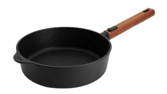 Woll Eco Logic QXR sautèpanne 24 cm avtagbart trehåndtak svart