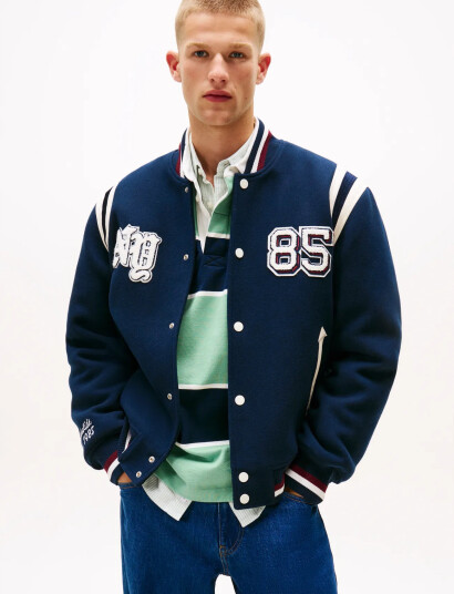 Tommy Jeans Tjm Best Varsity Jacket - Navy - XL