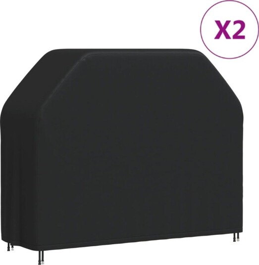vidaXL Grilltrekk 2 stk 162x61x122 cm 420D oxfordstoff