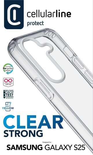 Cellularline Clear Strong Case fr Samsung S25