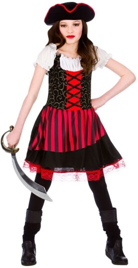 Wicked Costumes Ltd Pretty Pirate Girl, 5-7 år