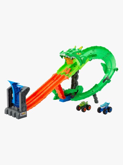 Hot Wheels Hwmt Sharks Vs. Dinos Dragon Destruction - Multi/patterned - ONE SIZE