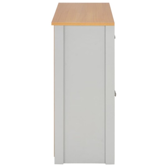 vidaXL Skjenk grå 112x35x81 cm