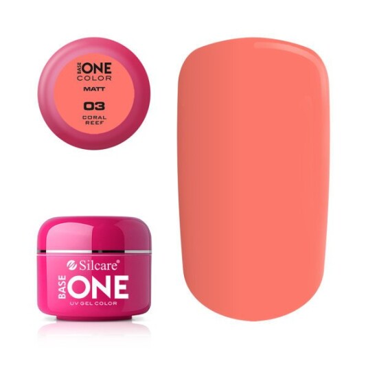 Base one Matt Coral reef 5g UV gel Base one Matt Coral reef 5g UV gel
