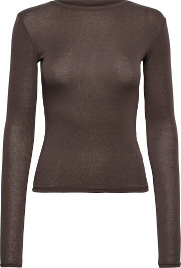 Weekday Odina Wool Blend Slim Ls DARK GREY XXS