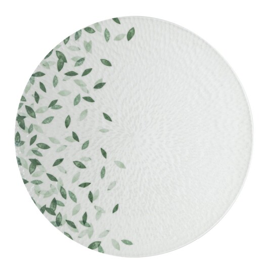 Denby   Greenhouse tallerken 27,5 cm hvit/grønn