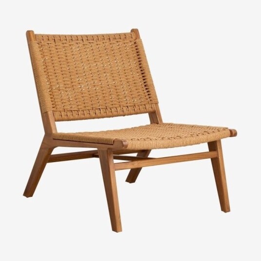 Nordal Club Loungestol - Teak m. rep Unoliving