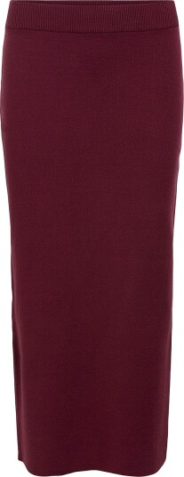 Object Skjørt objReynard HW Knit Skirt E AW Fair Rød