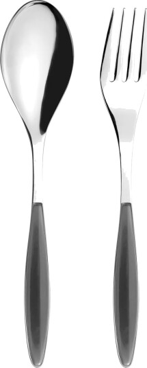 Guzzini Feeling serveringsbestikk Grey 2 deler Guzzini Feeling serveringsbestikk Grey 2 deler