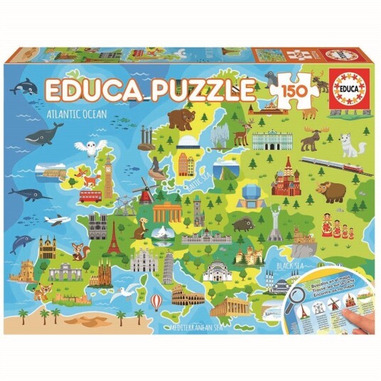Educa 150 pcs Mapa Europe Puzzle 80-18607