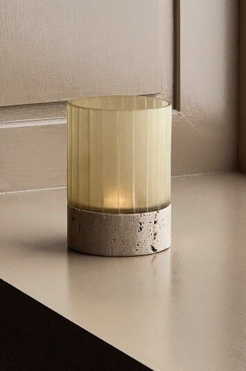 Ellos Home Lyslykt Charlotte høyde 14 cm Gul