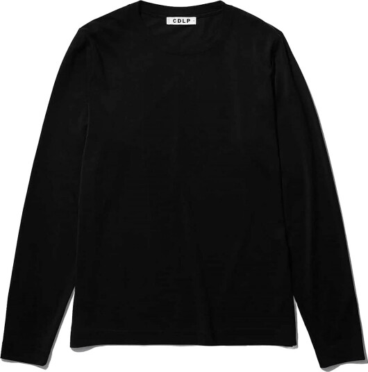 CDLP Midweight Long Sleeve T Shirt Black Black L