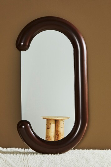 Pastill   Fred speil 95x50 cm   Brun