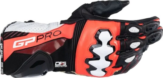 MC-hansker Alpinestars GP Pro R4 Svart/Fluo Rød/Hvit XXL