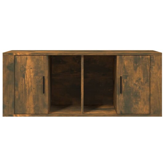 vidaXL TV-benk røkt eik 100x35x40 cm konstruert tre vidaXL TV-benk røkt eik 100x35x40 cm konstruert tre