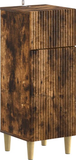 vidaXL Baderom Oppbevaringsskap ARNHEM Røkt Eik 30 x 31 x 80 cm